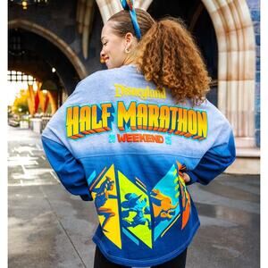 NWT Disney Park Disneyland Run Half Marathon Weekend 2025 Spirit Jersey L XL XXL